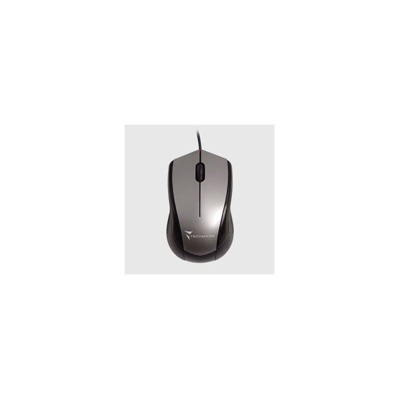 MOUSE CON FILO USB TECHMADE GRIGIO