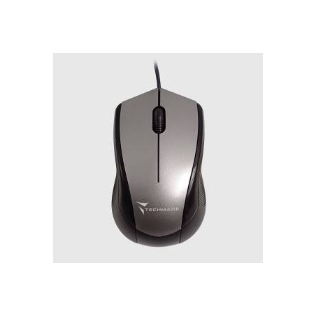 MOUSE CON FILO USB TECHMADE GRIGIO