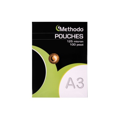 POUCHES A3 125 MICRON 100PZ METHODO