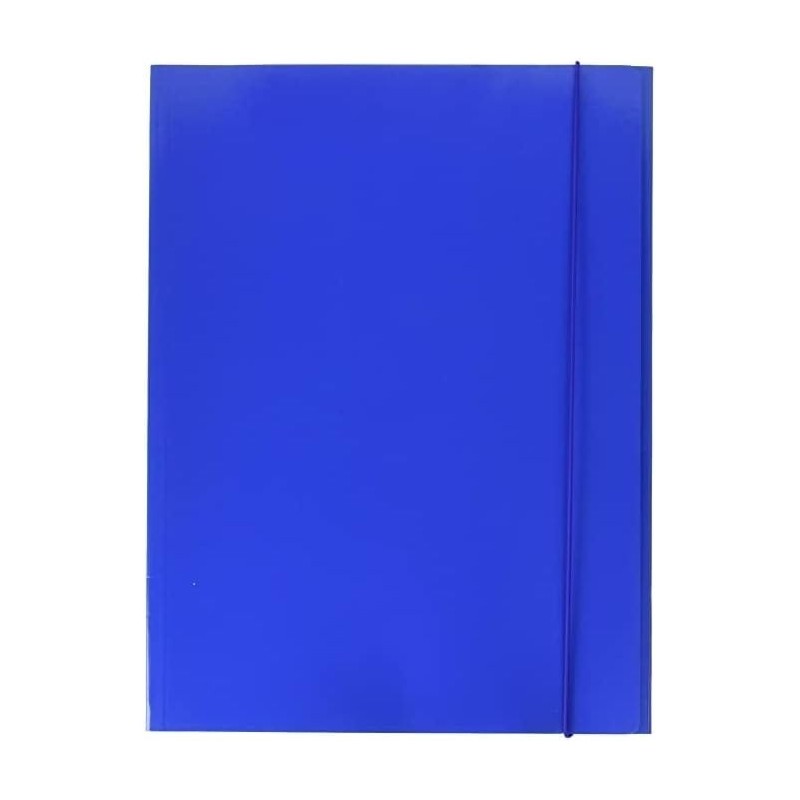 CARTELLE 3LEMBI C/ELAST BLU