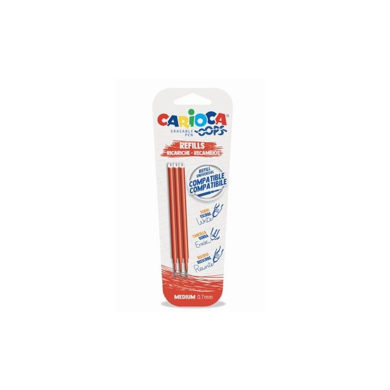REFILL BLU OOPS CARIOCA ROSSO 3PZ