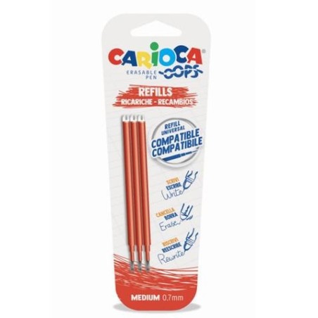 REFILL BLU OOPS CARIOCA ROSSO 3PZ