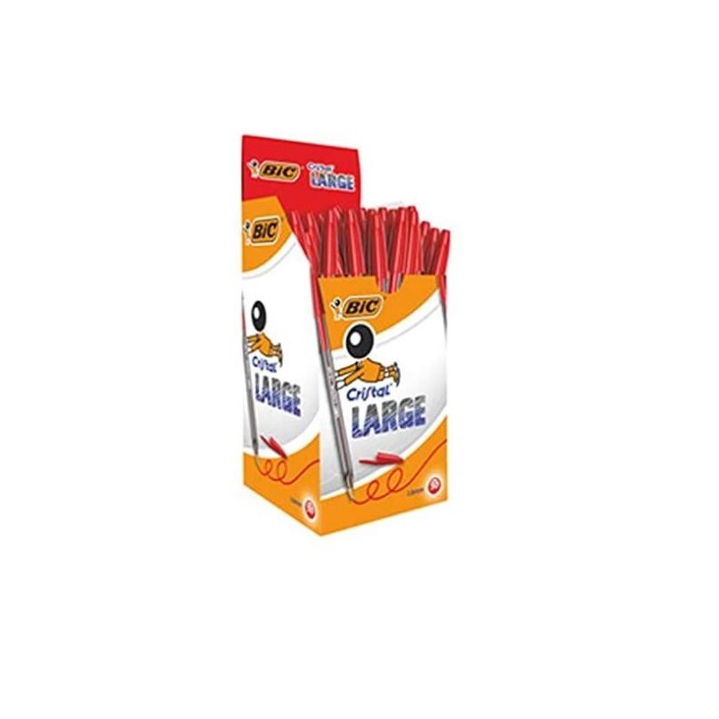 PENNA BIC CRISTAL LARGE ROSSA