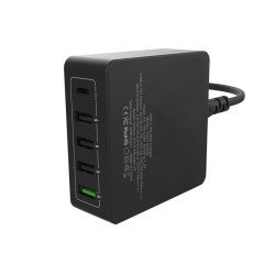 CARICABATTERIA DA TAVOLO 60W 13,2A 5 PORTE ITEK