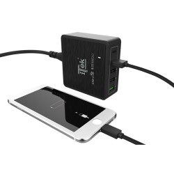 CARICABATTERIA DA TAVOLO 60W 13,2A 5 PORTE ITEK
