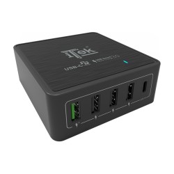 CARICABATTERIA DA TAVOLO 60W 13,2A 5 PORTE ITEK