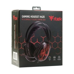 CUFFIE GAMING ITEK H420 RGB PC E CONSOLE