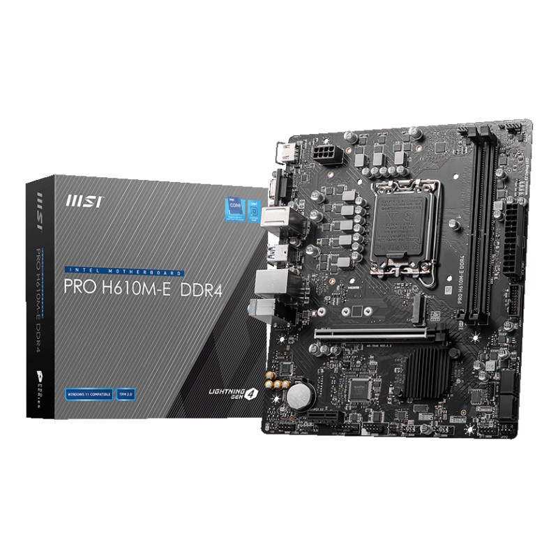 SCHEDA MADRE MSI PRO H610M-E DDR4