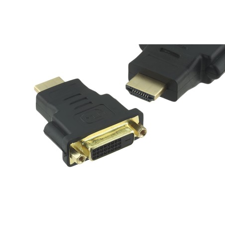 ADATTATORE HDMI A M  - DVI D 24+1 F