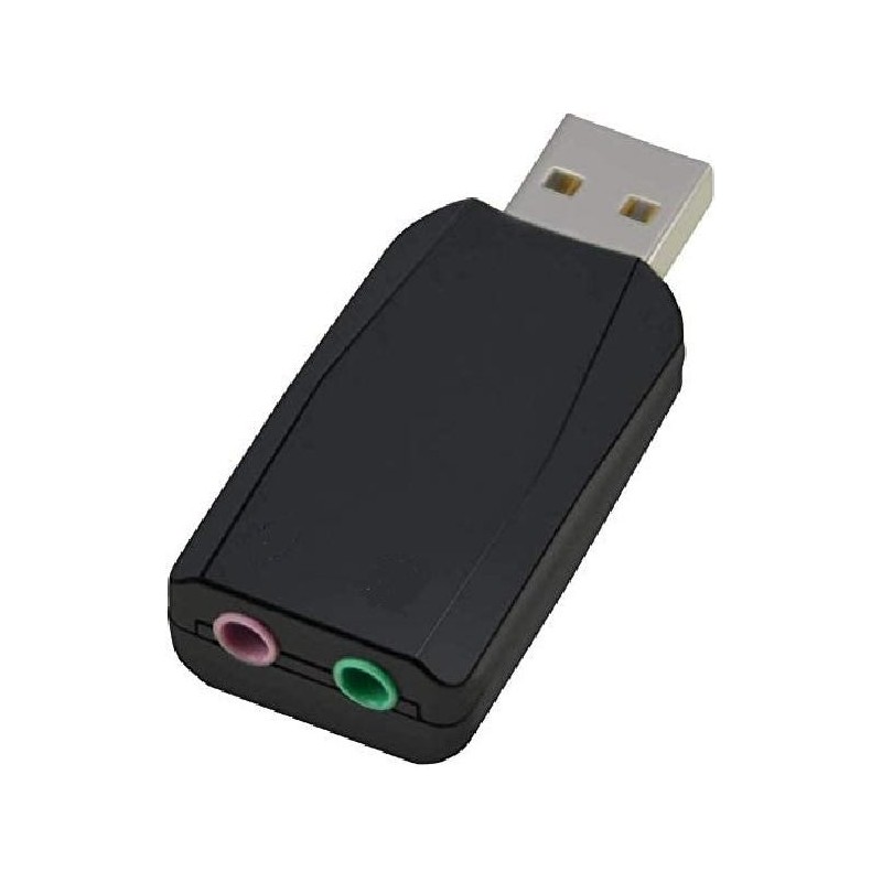 ADATTATORE USB TO AUDIO USCITE CUFFIE + MICROFONO