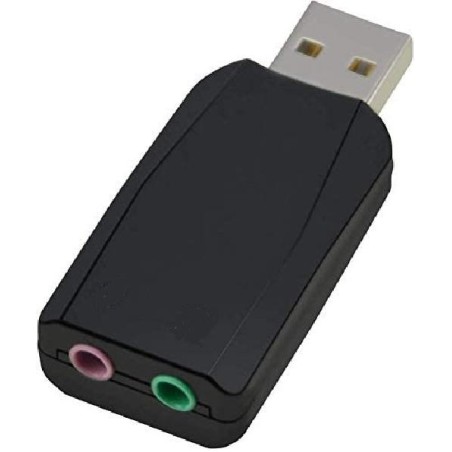 ADATTATORE USB TO AUDIO USCITE CUFFIE + MICROFONO