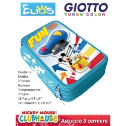 ASTUCCIO 3 ZIP MICKEY MOUSE FUN