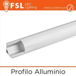 BARRA PROFILO DI ALLUMINIO 6063 ANGOLARE 2 MT