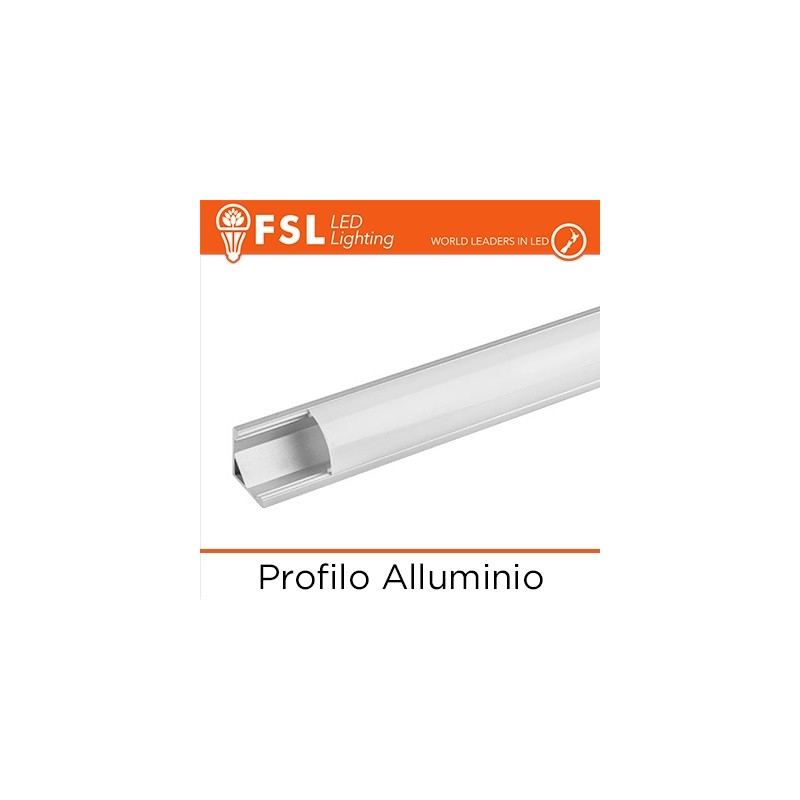 BARRA PROFILO DI ALLUMINIO 6063 ANGOLARE 2 MT