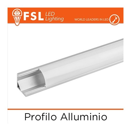 BARRA PROFILO DI ALLUMINIO 6063 ANGOLARE 2 MT