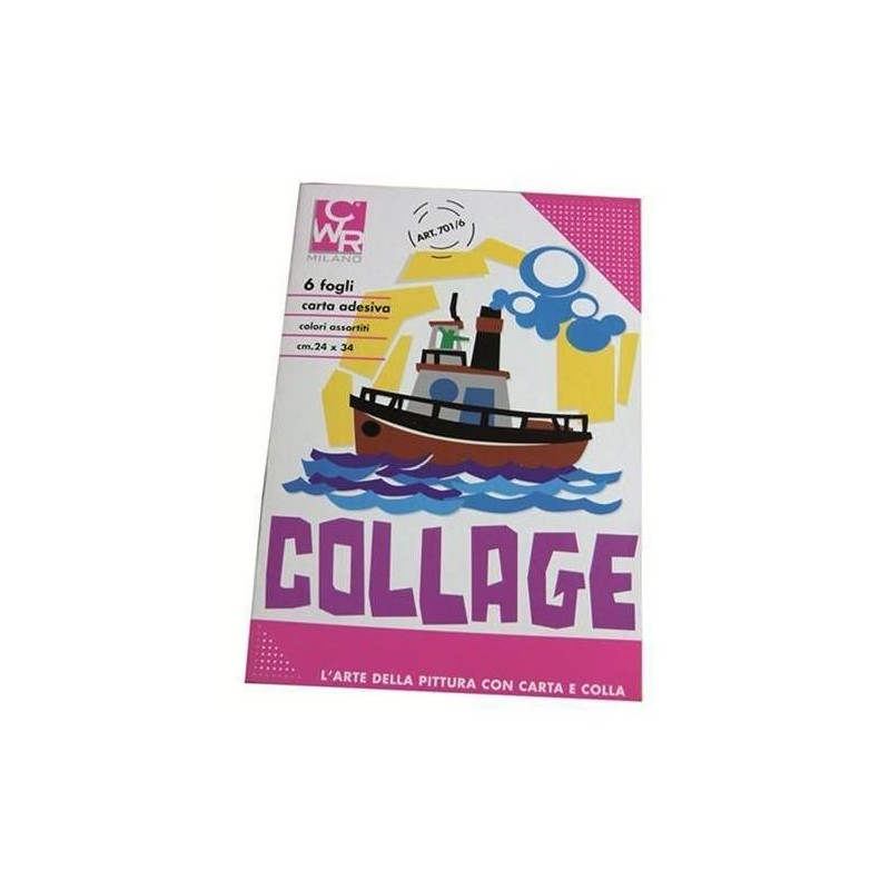 CARTA COLLAGE RASATA ADES. 24X34 FG. 6