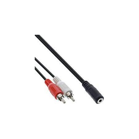 CAVO AUDIO 2XRCA TO 3.5MM STEREO 5MT