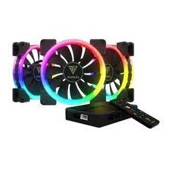 KIT VENTOLE GAMDIAS AEOLUS M1-1403R ARGB 3*FAN 140MM CENTRALINA + TELECOMANDO