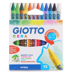 PASTELLI GIOTTO CERA 12pz