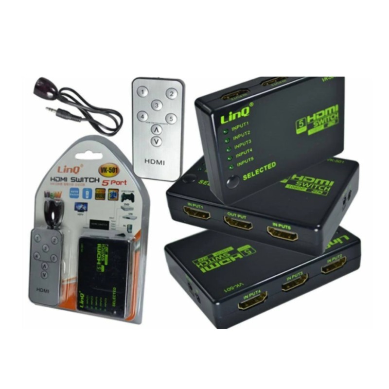 SWITCH HDMI LINQ 5 OUT 1 IN