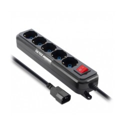 MULTIPRESA BIPASSO VULTECH 5 POSTI + INTERRUTTORE IEC14