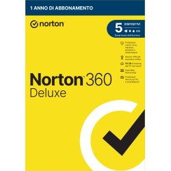 NORTON 360 DELUXE 2023 50GB IT 1 USER 5 DEVICE 12M